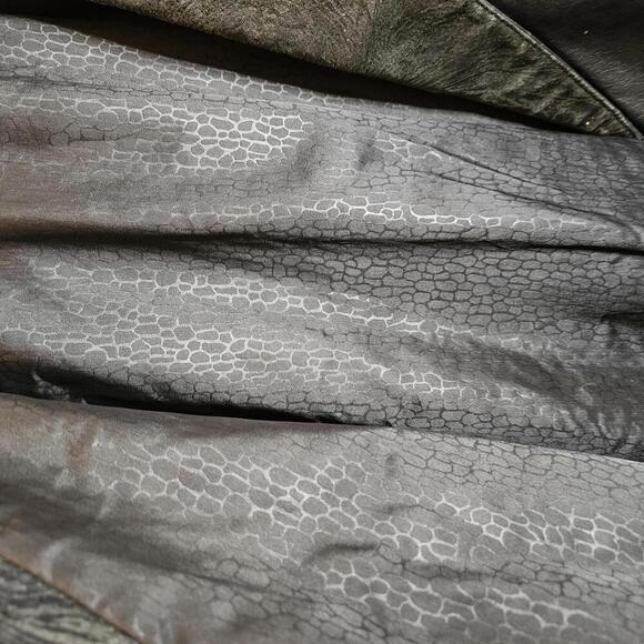 G-III Stylish Black Leather Blazer Jacket for Women Vintage 1980s - Picture 8 of 10